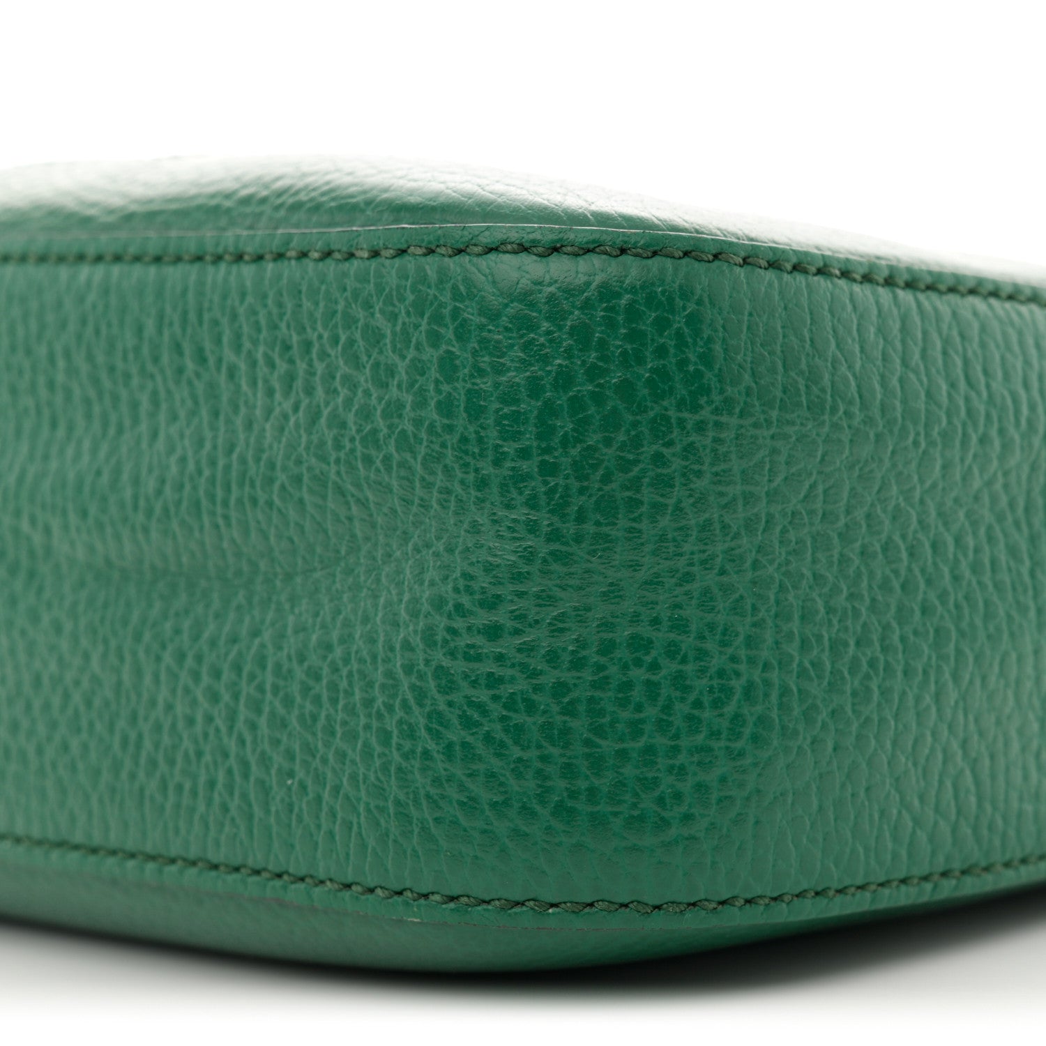Gucci Pebbled Calfskin Small Soho Disco Bag Emerald Green 12 of 15