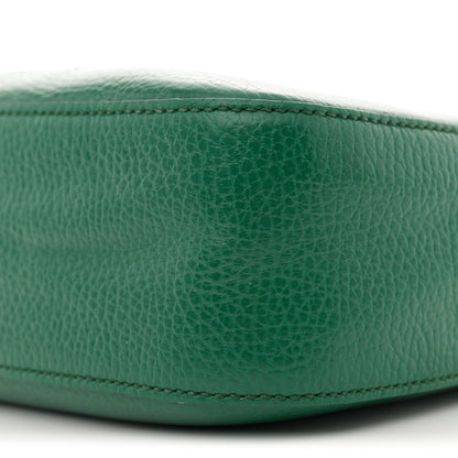 Gucci Pebbled Calfskin Small Soho Disco Bag Emerald Green 12 of 15