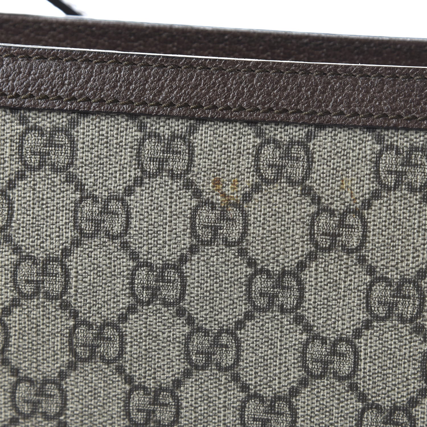Gucci GG Supreme Monogram Web Medium Ophidia Shoulder Bag Beige New Acero 11 of 11