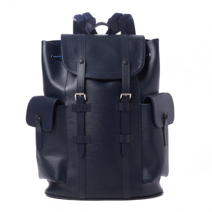 Louis Vuitton Epi Christopher Backpack PM Marine 1 of 8