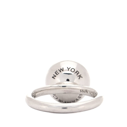 Tiffany Sterling Silver 12mm HardWear Ball Ring 50 5.5 3 of 4