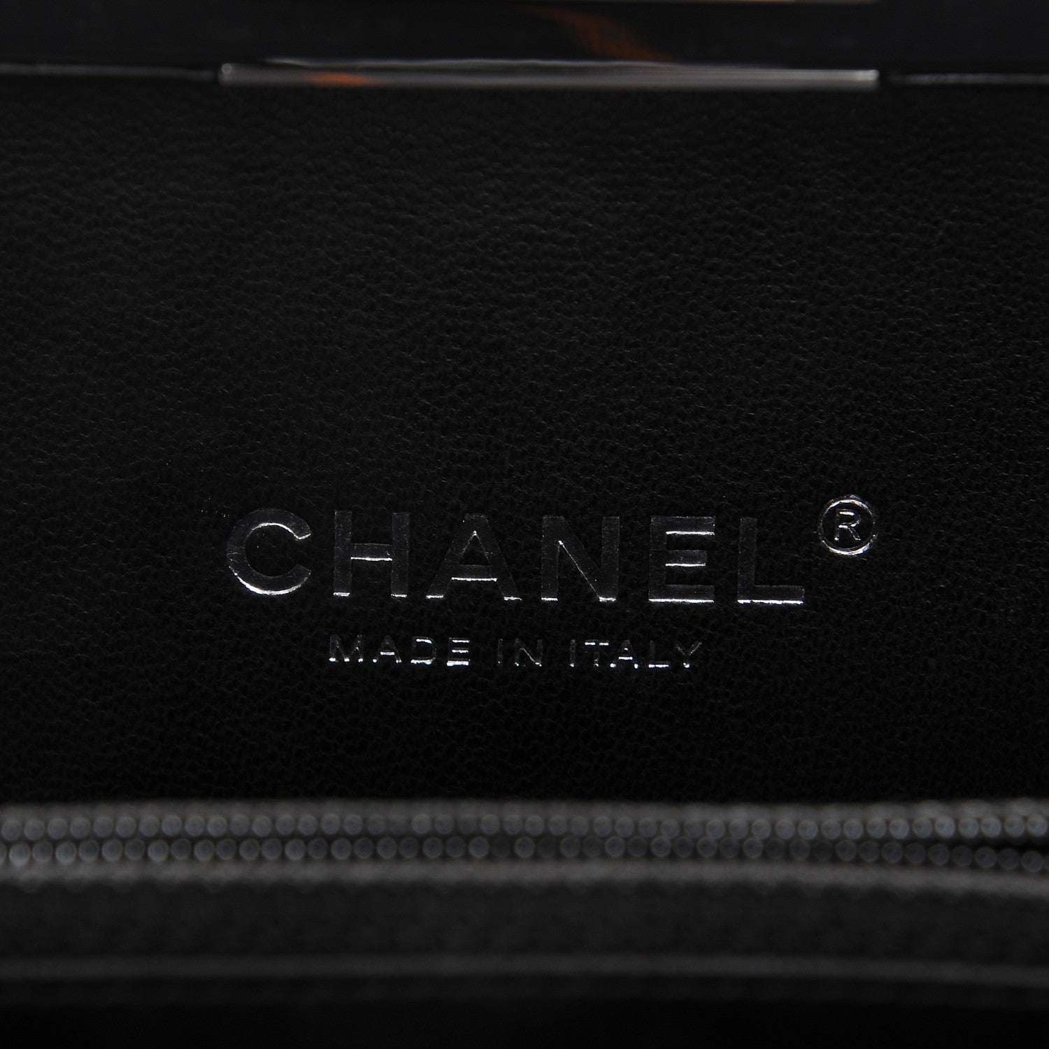 Chanel Plexiglass Crystal Lego Clutch Black 7 of 11