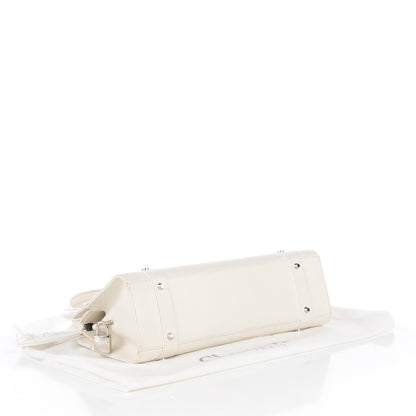 Christian Dior Calfskin Cannage Stitched East West Lady Dior White 3 of 11