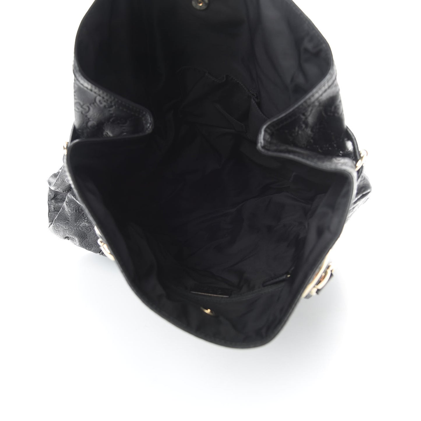 Guccissima Full Moon Tote Black