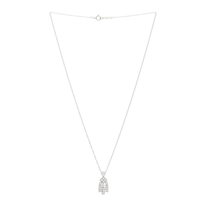 Tiffany Platinum Diamond Legacy Pendant Necklace 2 of 4