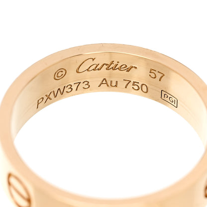 Cartier 18K Yellow Gold 5.5mm LOVE Ring 57 8 4 of 4