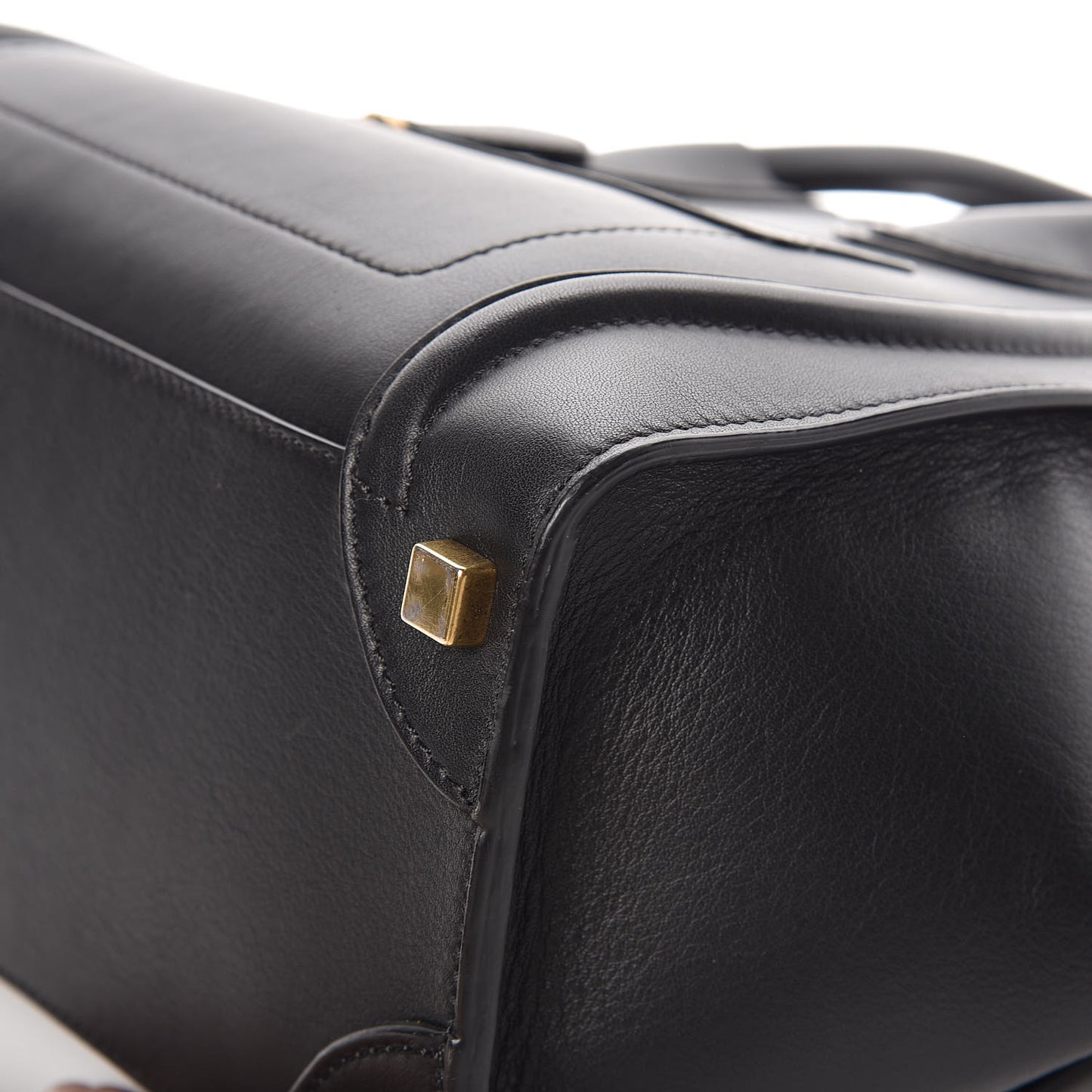 Smooth Calfskin Micro Luggage Black