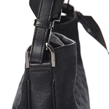Gucci Monogram Bamboo Top Handle Bag Black 10 of 10