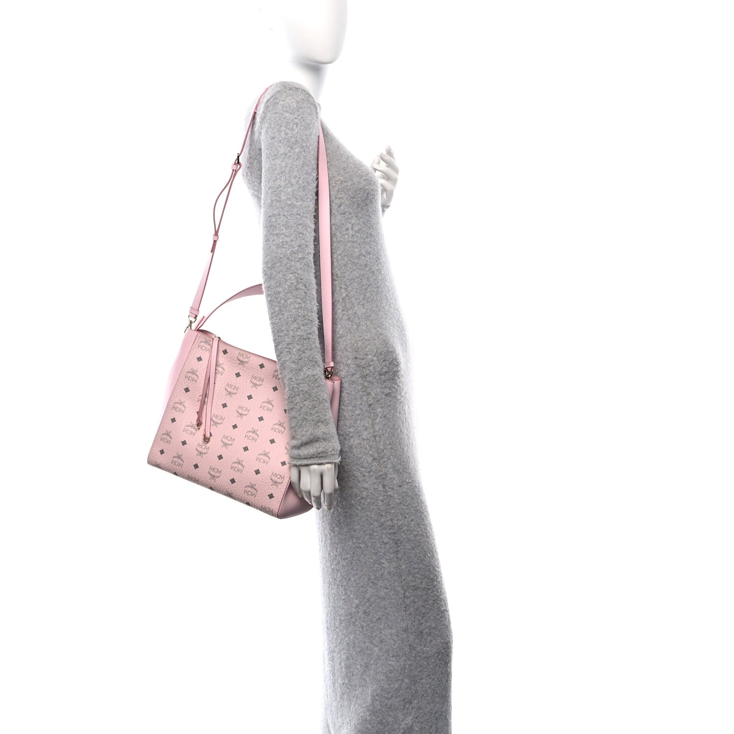 Visetos Medium Aren Hobo Powder Pink