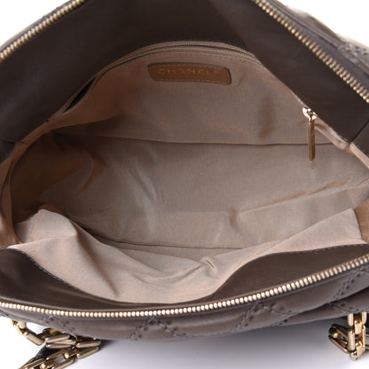 Chanel Calfskin Quilted Retro Chain Shoulder Bag Grey 8 of 8
