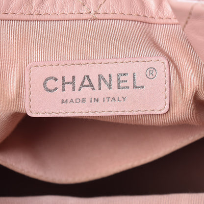 Chanel Aged Calfskin Quilted Gabrielle Backpack Light Pink 6 of 12