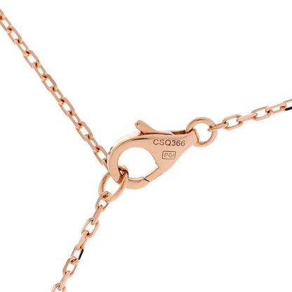 Cartier 18K Pink Gold Diamond SM D'Amour Pendant Necklace 5 of 6