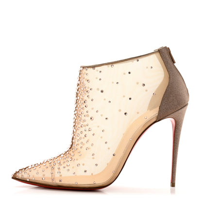 Christian Louboutin Rete Mini Glitter Constella 100 Booties Version Courtisane 41 1 of 10