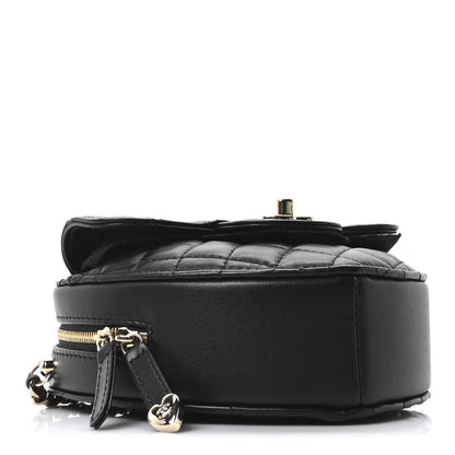 Chanel Lambskin Quilted CC In Love Heart Bag Black 4 of 11