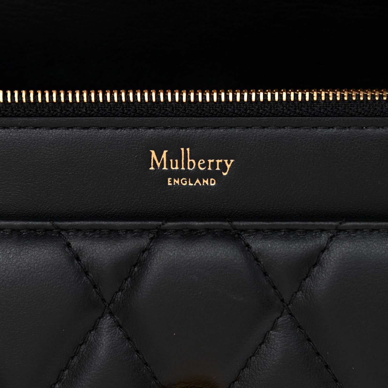 Mulberry Smooth Calfskin Quilted Small Darley Shoulder Bag Black 6 of 9