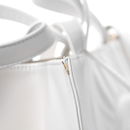 Telfar Vegan Leather Large Shopping Bag White 13 of 15