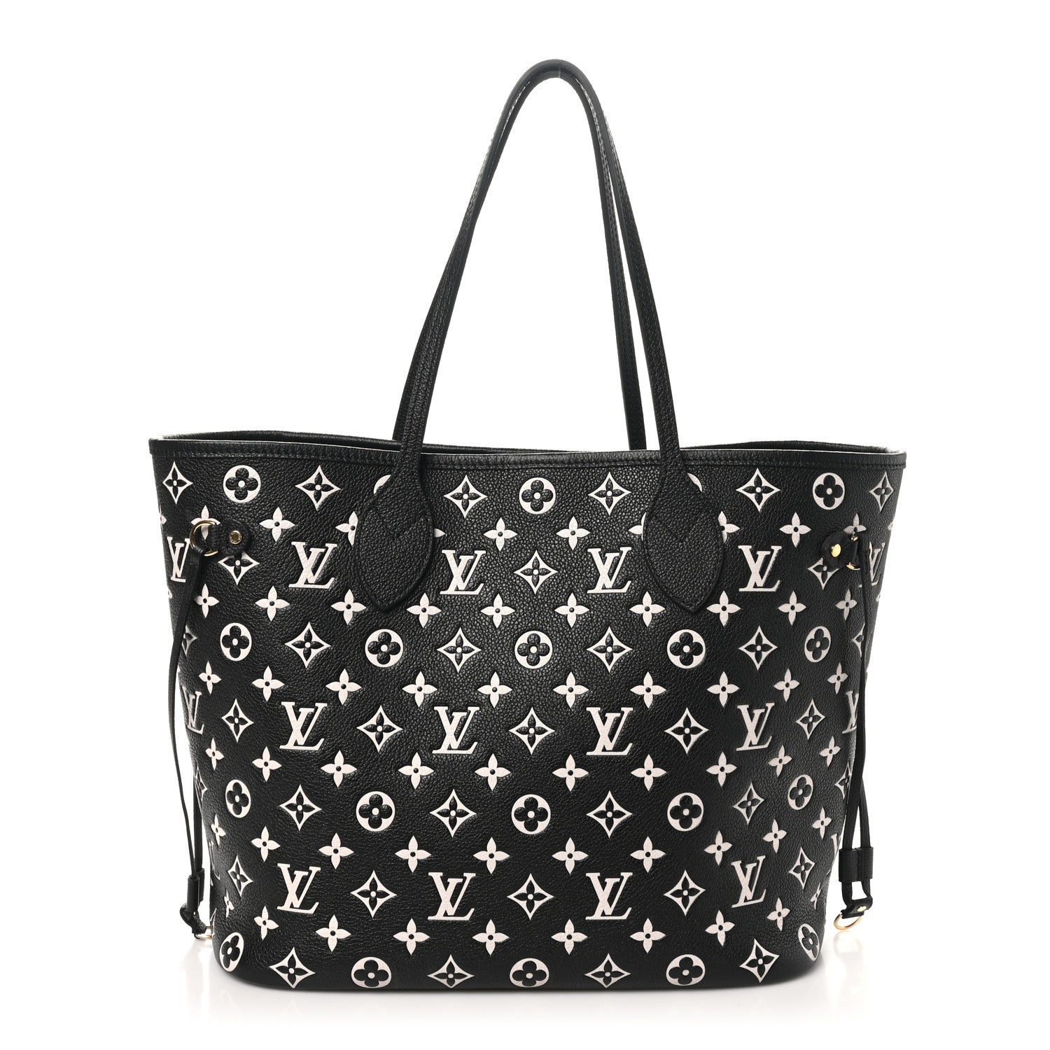 Louis Vuitton Empreinte Spring In The City Neverfull MM Black White Pink 1 of 10