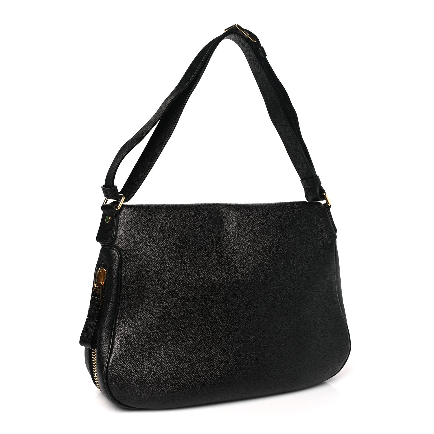 Tom Ford Grained Calfskin Large Jennifer Crossbody Bag Black 3 of 9