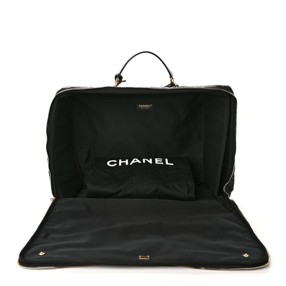 Chanel Nylon Grosgrain Large Lifestyle Travel Black 5 of 10
