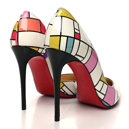 Christian Louboutin Patent Iriza Cube 100 Pumps 35.5 Multicolor 4 of 7