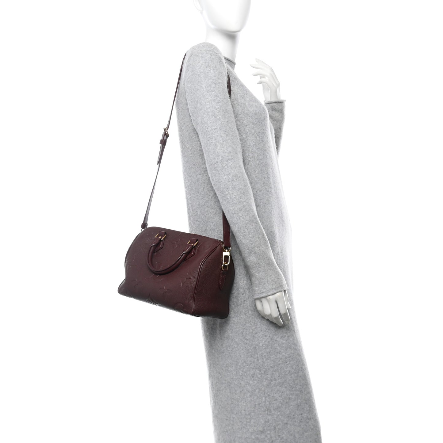 Empreinte Monogram Giant Speedy Bandouliere 25 Wine