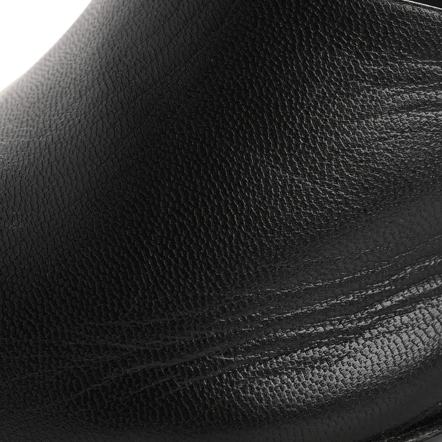 Goatskin Grosgrain Cap Toe Pearl Mule 40 Black