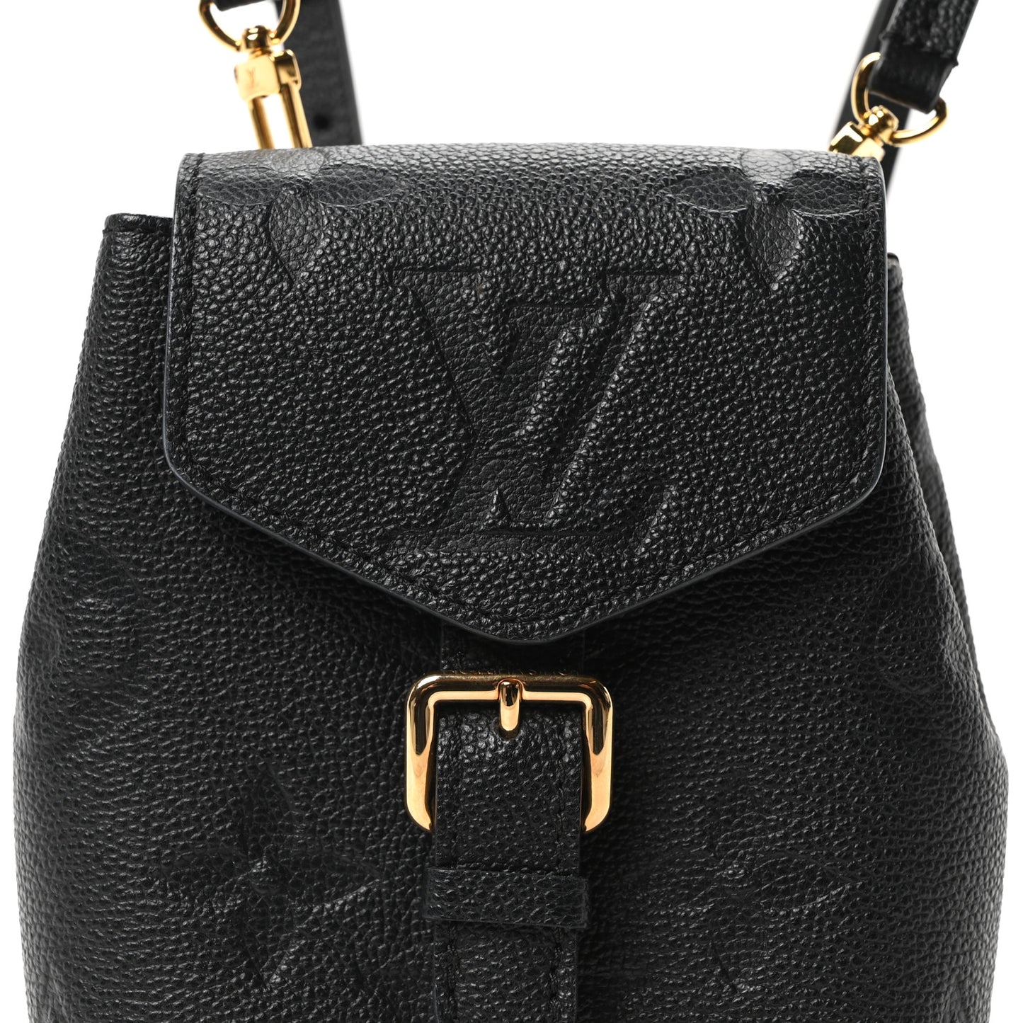 Empreinte Monogram Giant Tiny Backpack Black