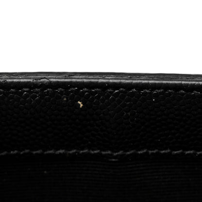 Saint Laurent Grain De Poudre Small Monogram Kate Satchel Black 11 of 11