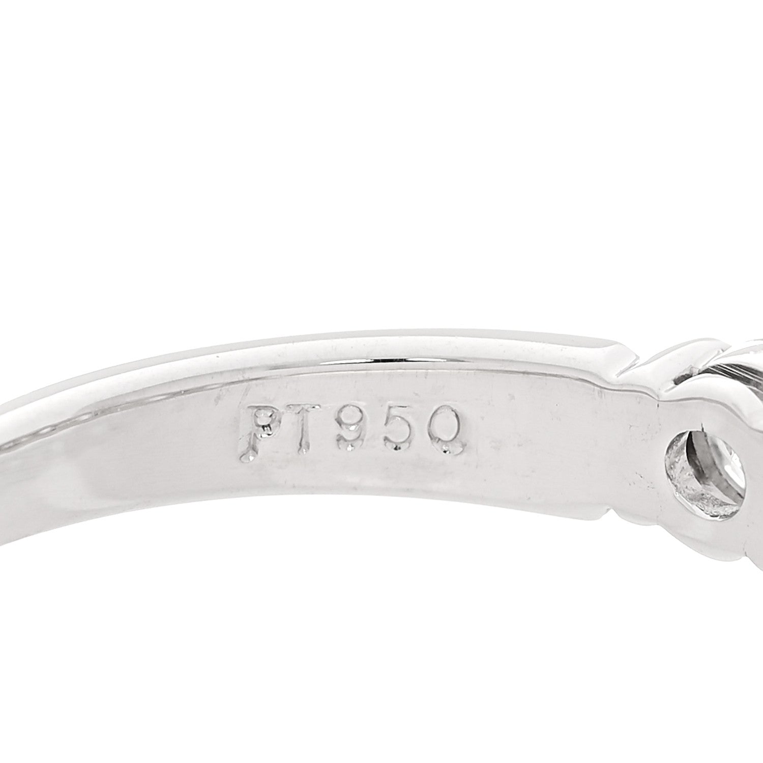 Tiffany Platinum Diamond .95ctw Embrace Band Ring 56 7.5 5 of 5