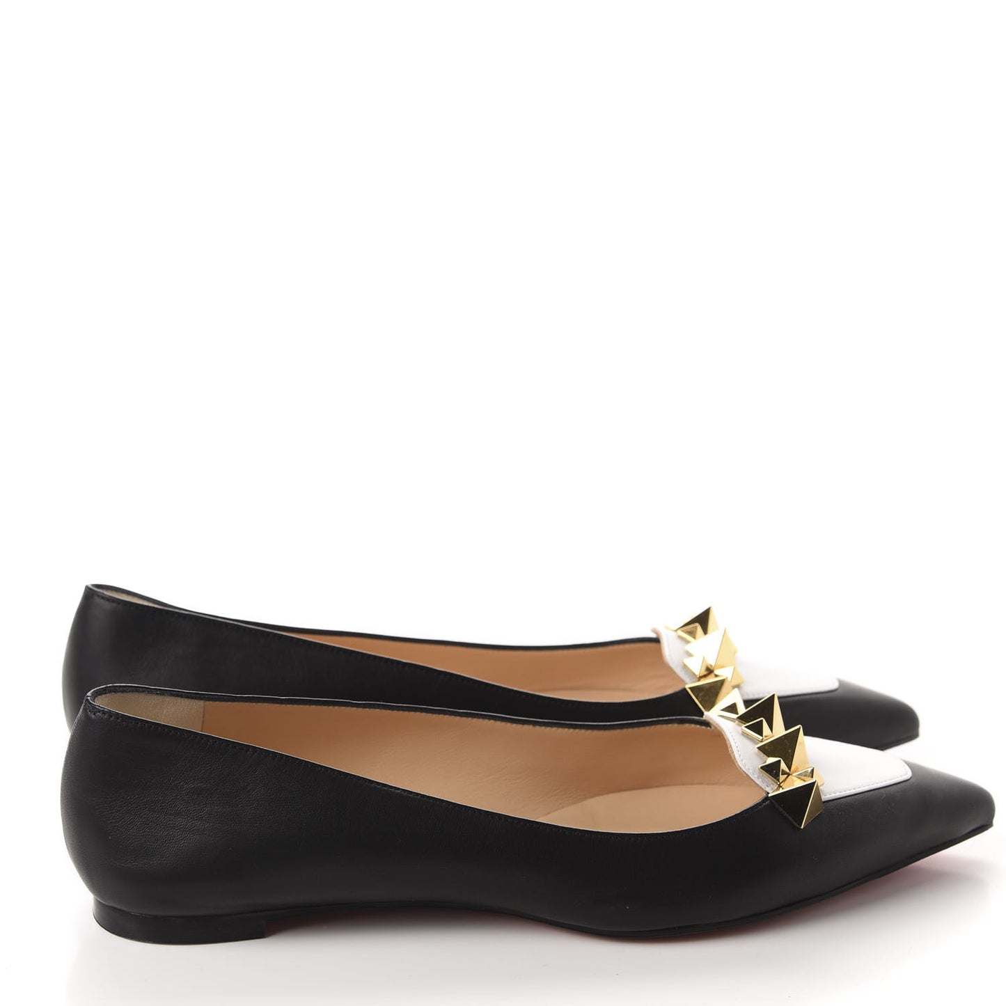 Nappa Miss Constella Flats 38 Black