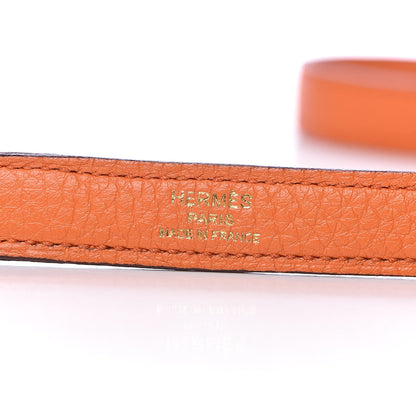 Hermes Taurillon Clemence Kelly Retourne 32 Orange 29 of 33