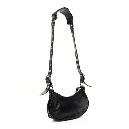 Balenciaga Agneau Arena Le Cagole Shoulder Bag XS Black 4 of 12