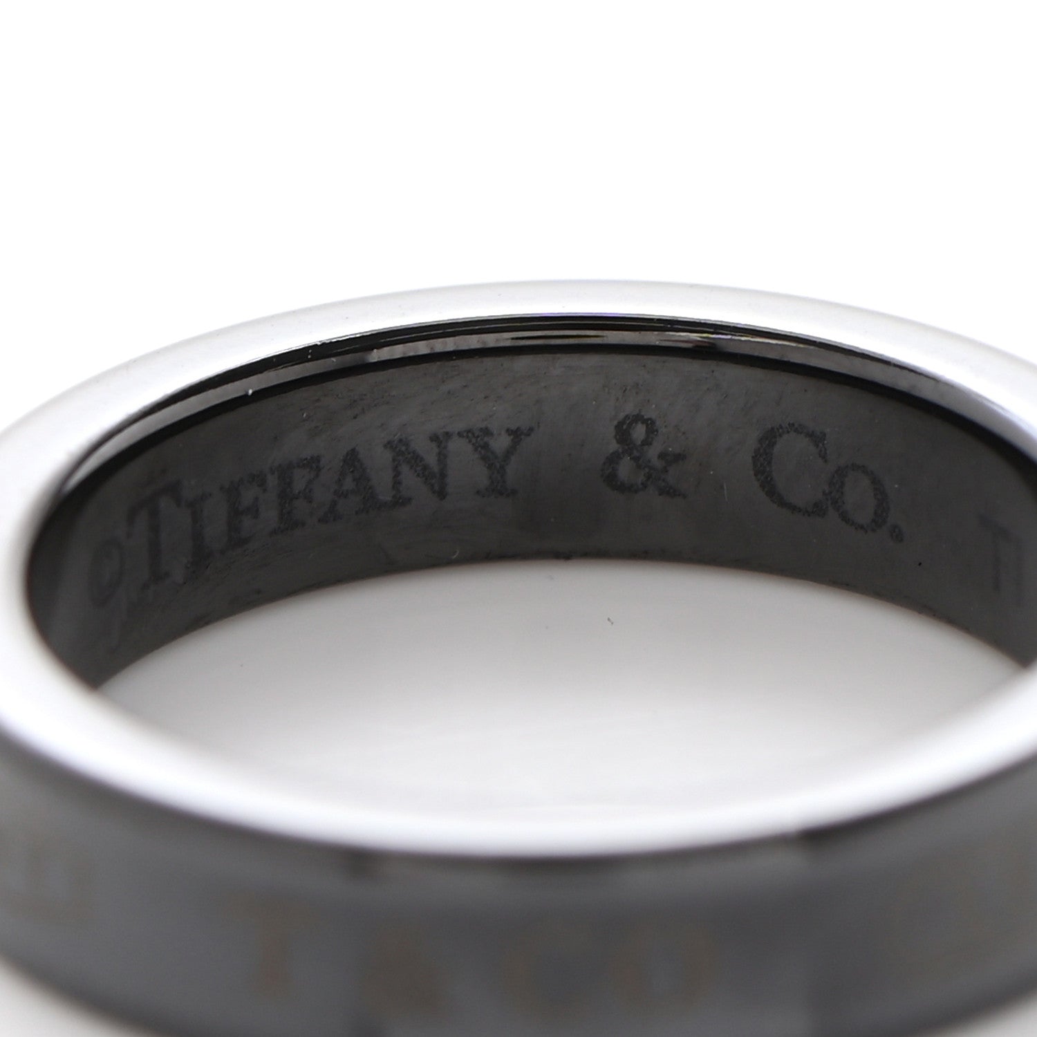 Tiffany Titanium 4mm Narrow 1837 Ring 47 4 4 of 8