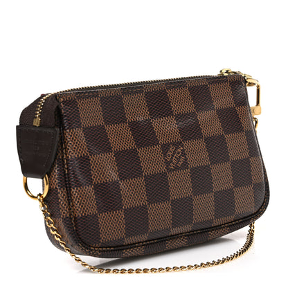 Louis Vuitton Damier Ebene Mini Pochette Accessories 3 of 7