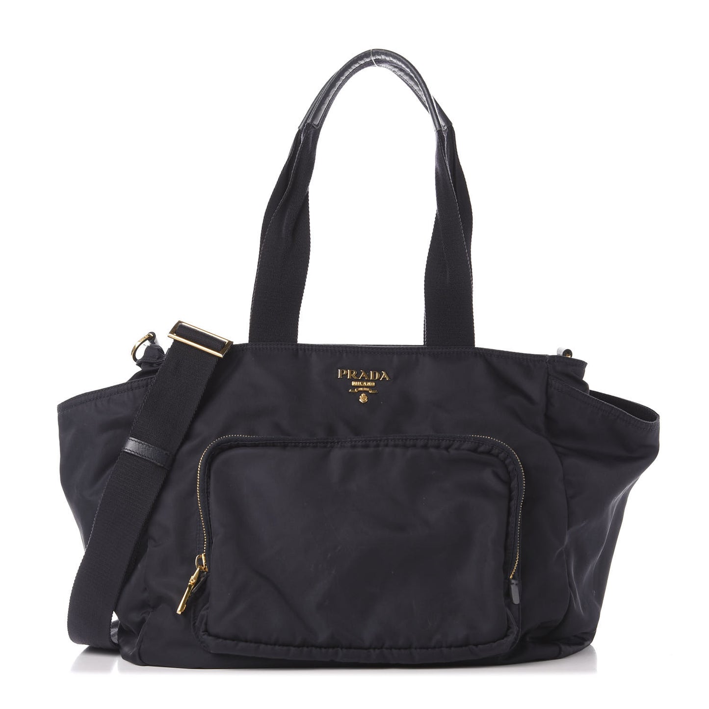 Nylon Vela Baby Bag Blue