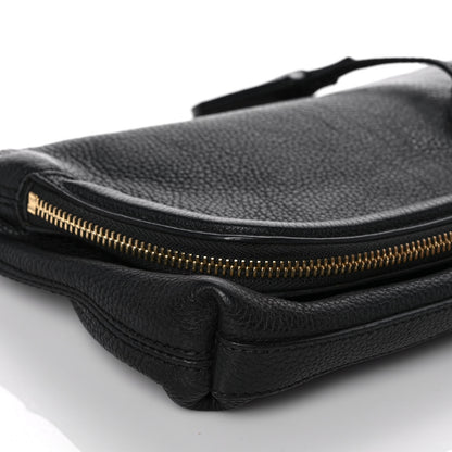 Alexander McQueen Grainy Calfskin Padlock Skull Clutch Black 7 of 10