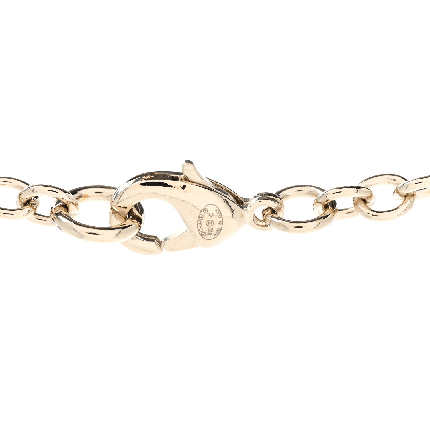 Chanel Metal CC Lion Book Locket Necklace Gold 6 of 7