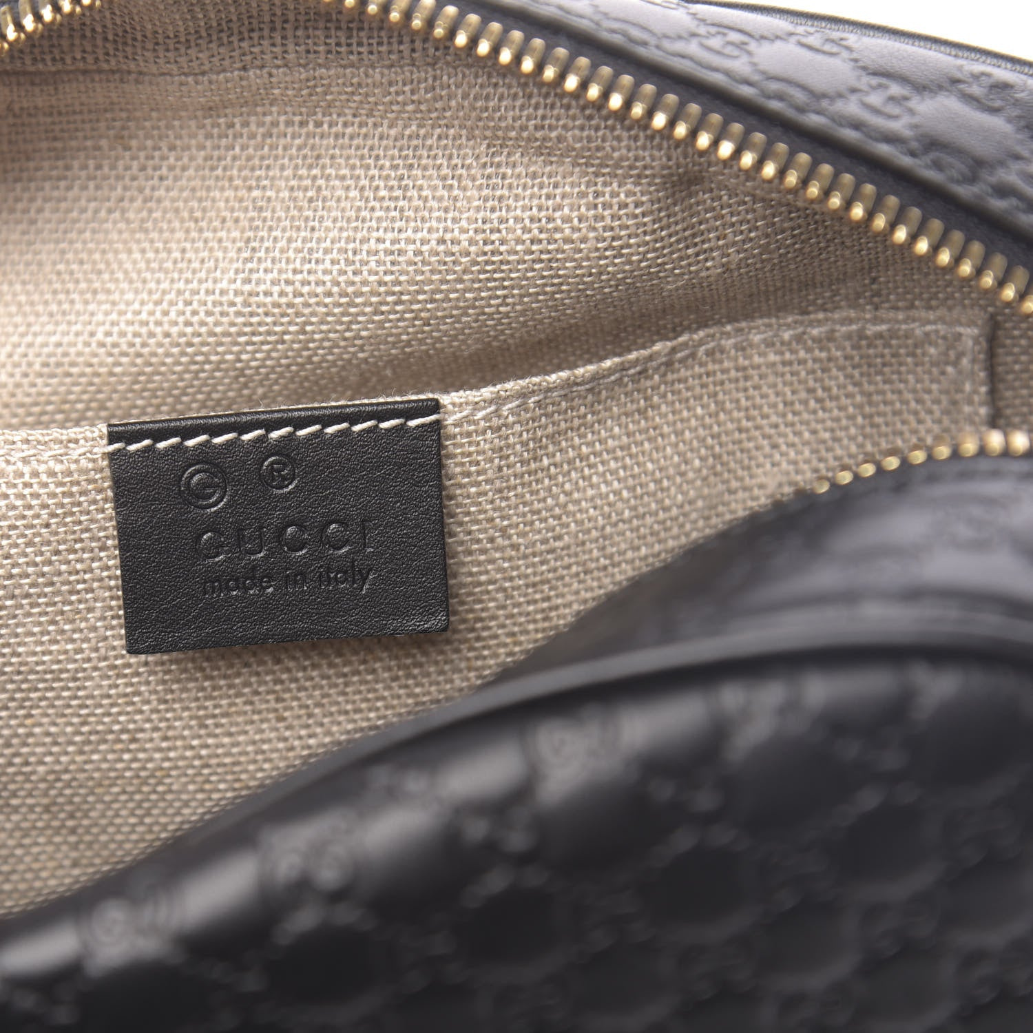 Gucci Microguccissima Mini Bree Messenger Bag Black 6 of 10