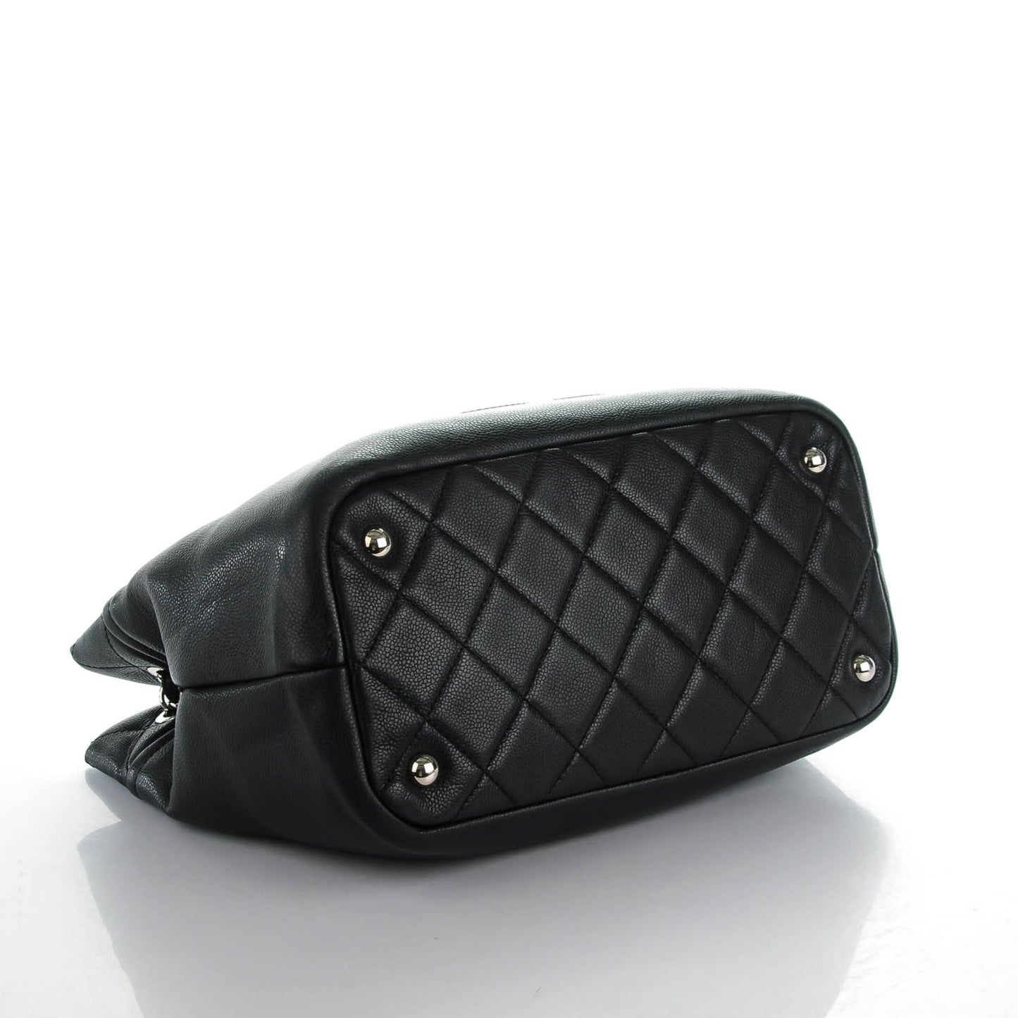 Caviar Quilted CC Timeless Soft Tote Black
