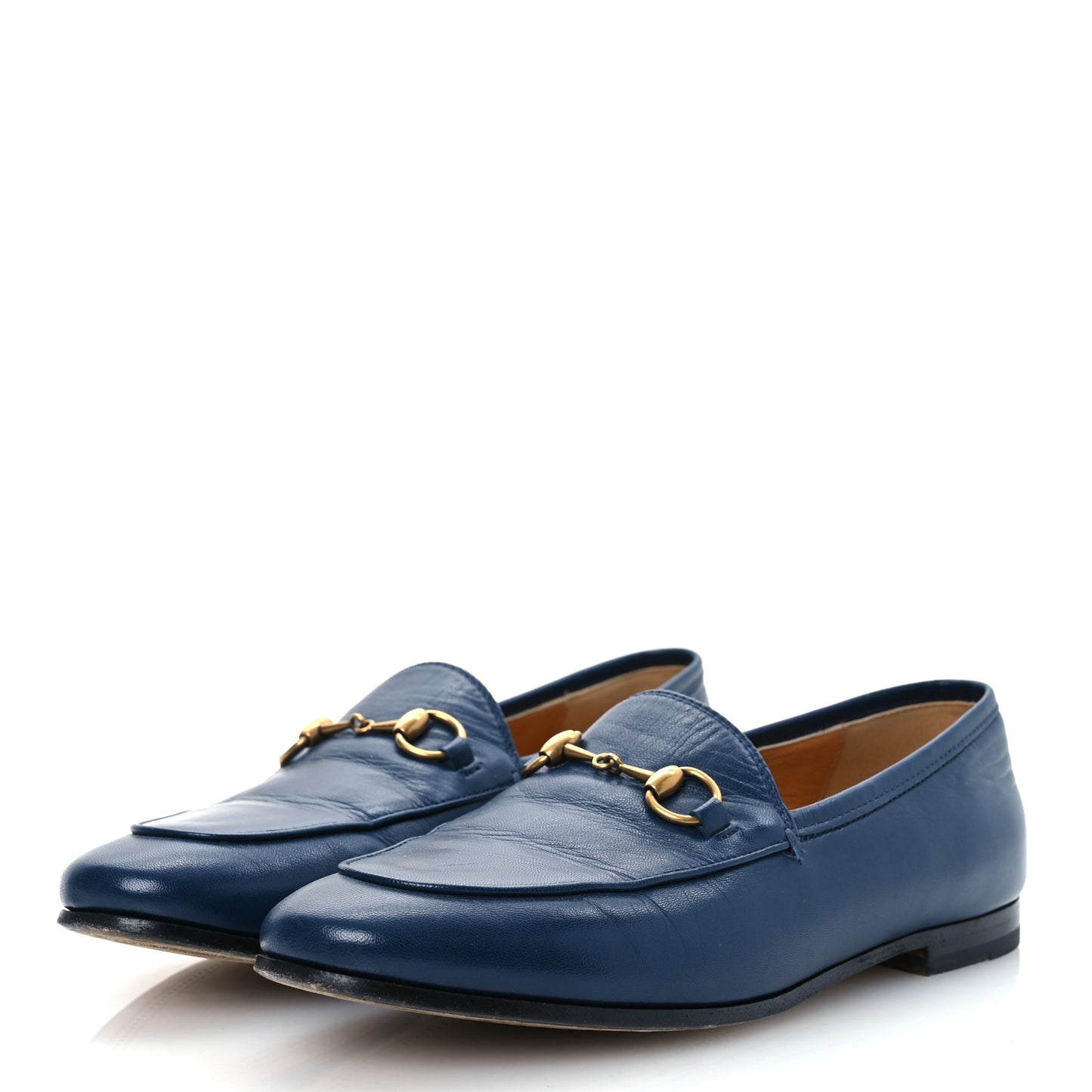 Calfskin Womens Jordaan Loafers 37 Blue Agata