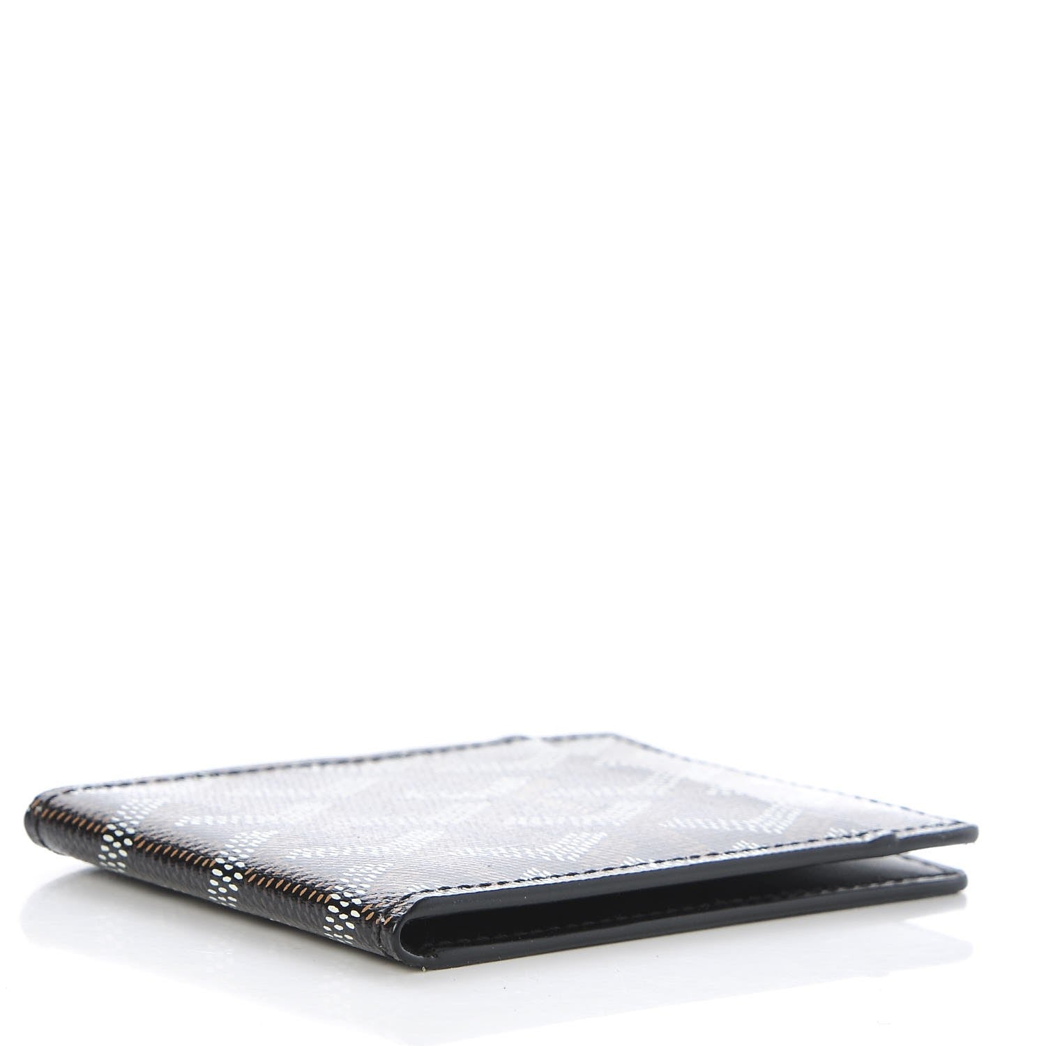 Goyard Chevron Multi Slot Bifold Wallet Black 4 of 8