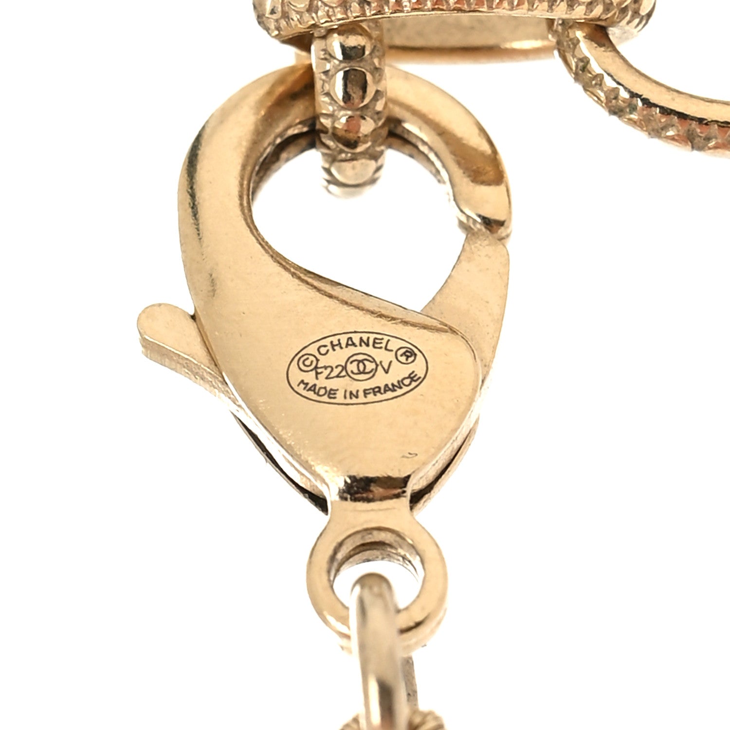 Chanel Pearl CC 100th Anniversary Necklace Light Gold 5 of 5