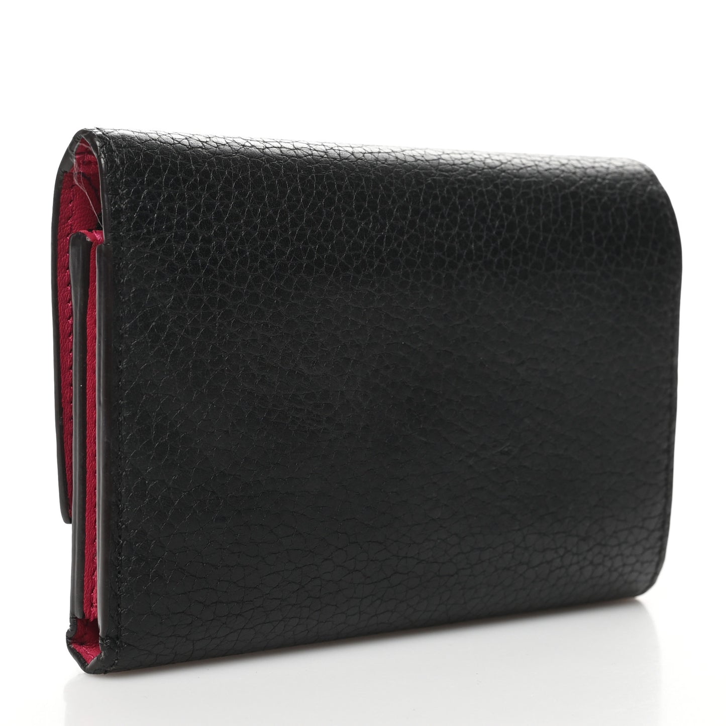 Taurillon Capucines Compact Wallet Black