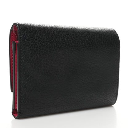 Louis Vuitton Taurillon Capucines Compact Wallet Black 3 of 14
