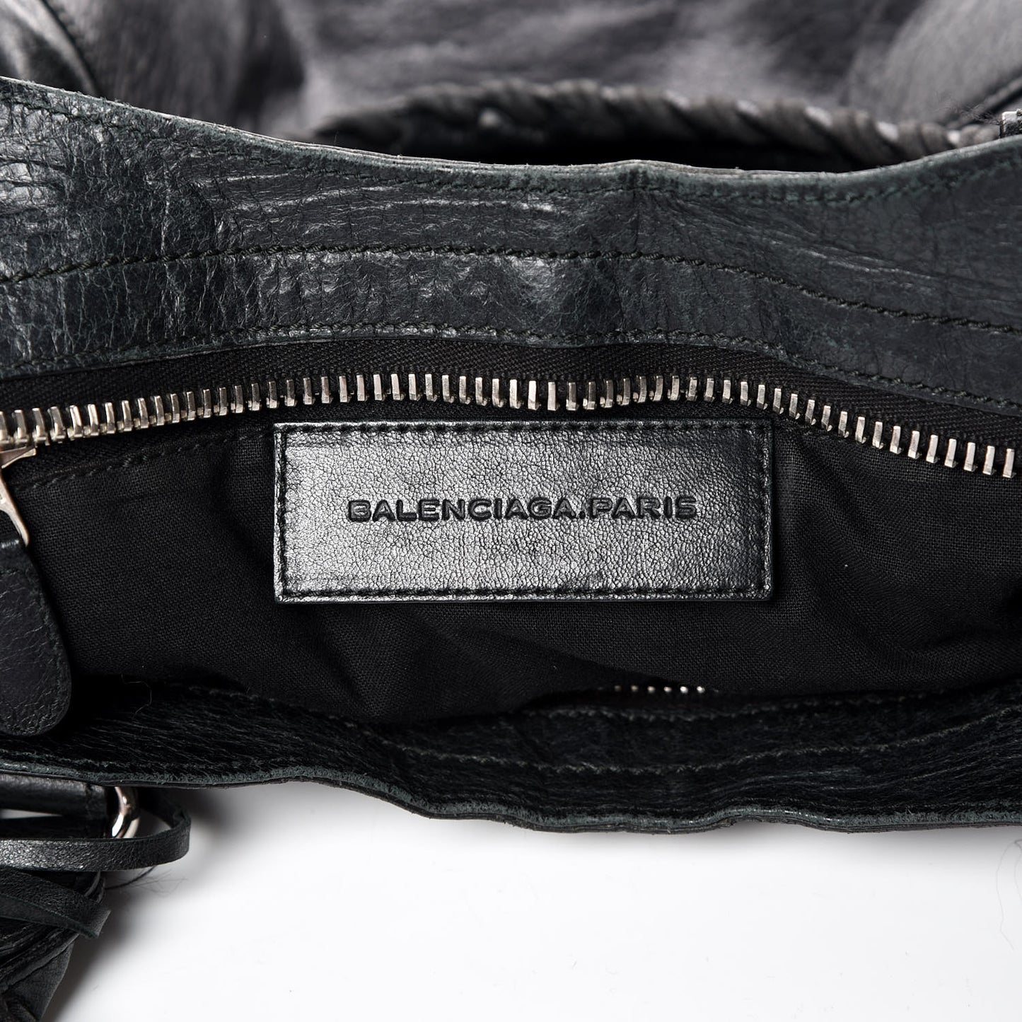 Agneau Giant 21 Silver Hardware Part Time Black