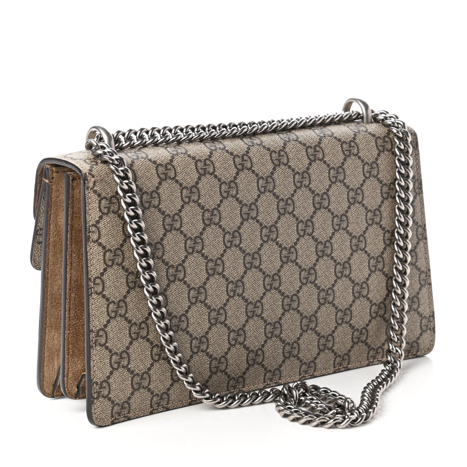 Gucci GG Supreme Monogram Small Dionysus Shoulder Bag Taupe 3 of 10