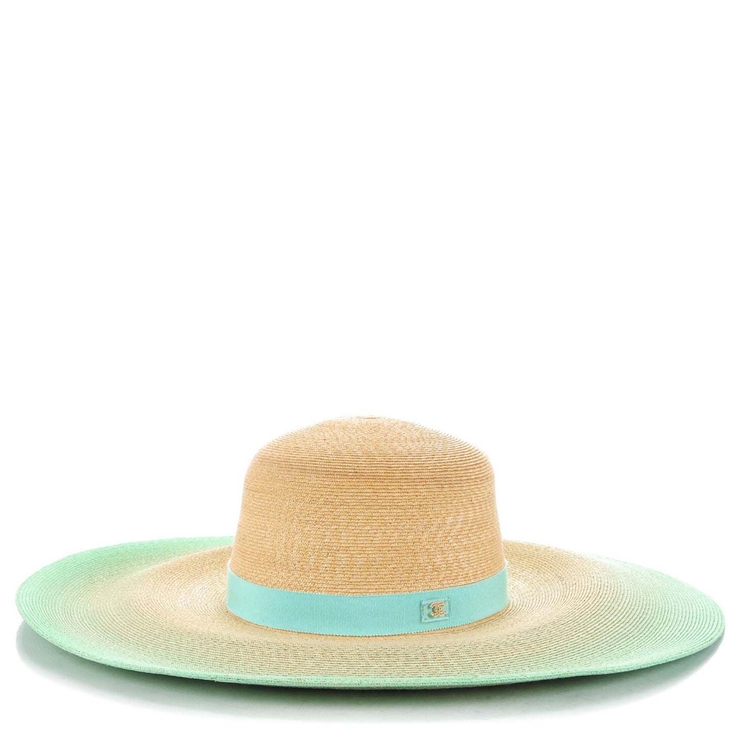 Straw CC Floppy Hat M Beige