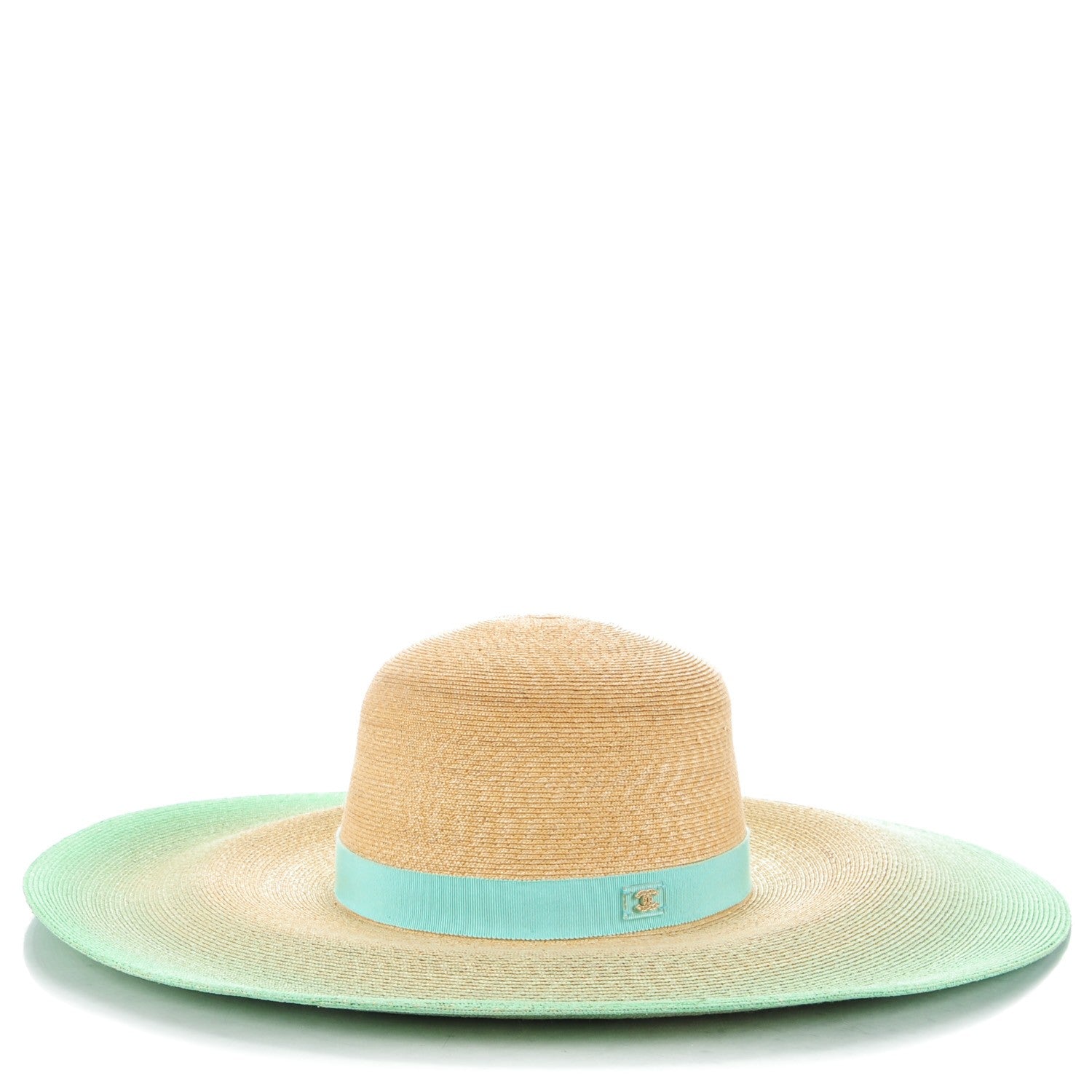 Chanel Straw CC Floppy Hat M Beige 1 of 8