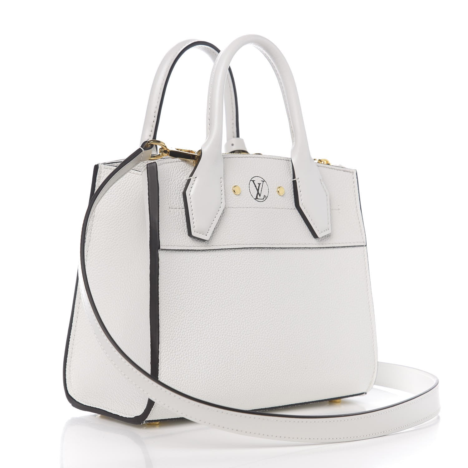 Louis Vuitton Calfskin City Steamer Mini White 2 of 8