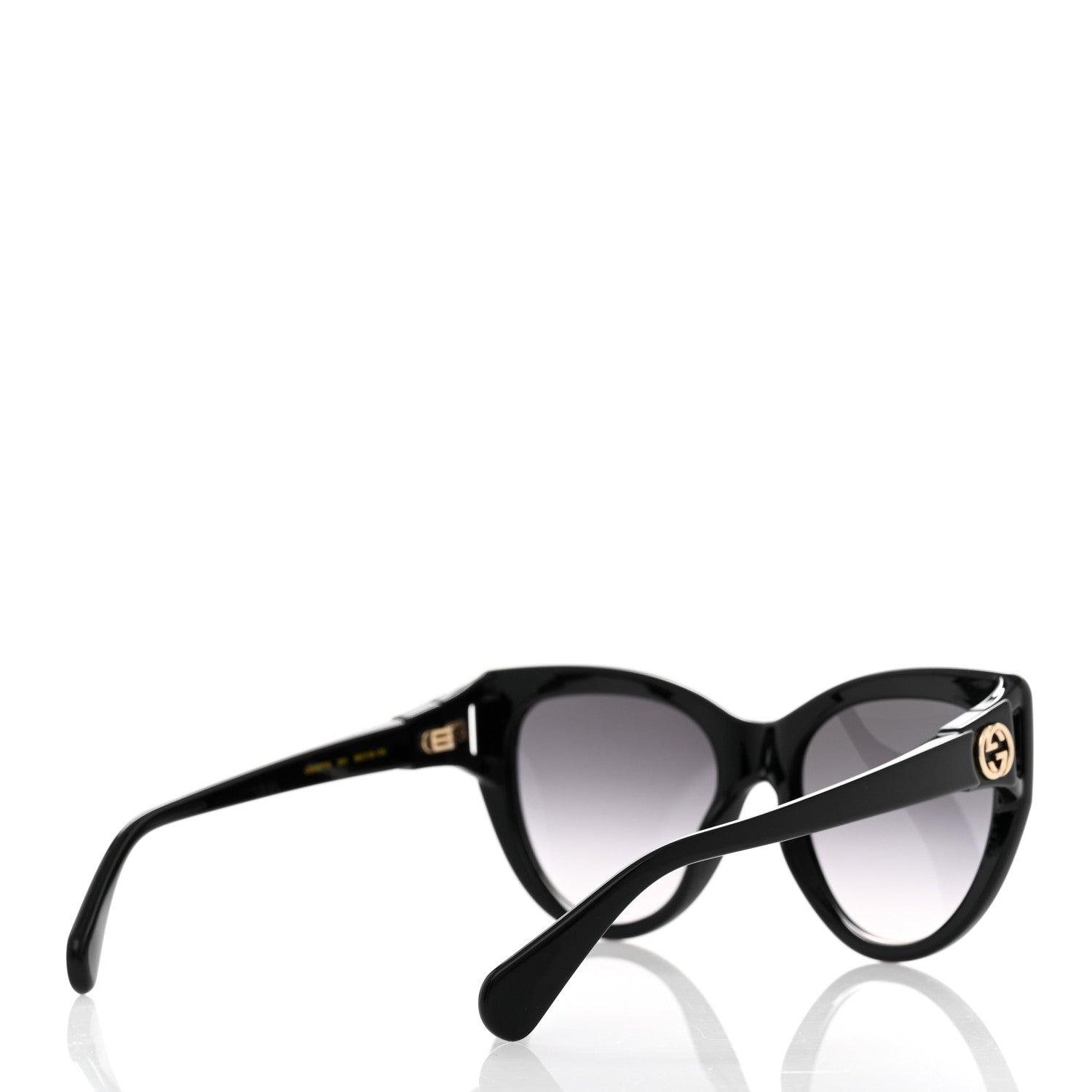 Gucci Acetate Cat Eye Sunglasses GG0877S Black 4 of 8